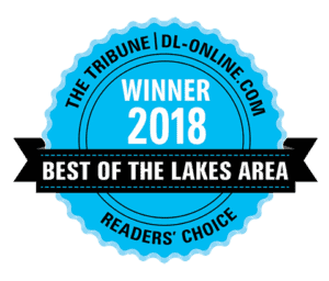 Voted Best of the Lakes Area in 2018